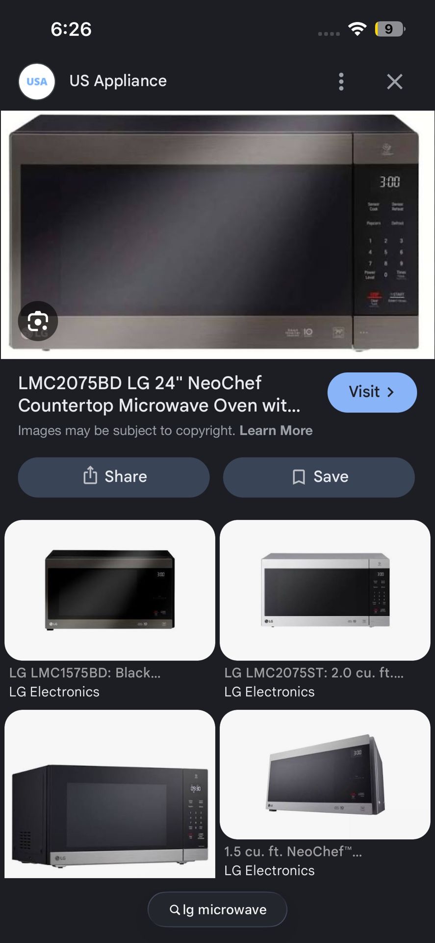 Lg Microwave