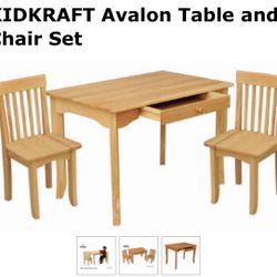 KIDKRAFT Table with 2 Chairs 