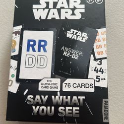 Star Wars Say What You See Card Game