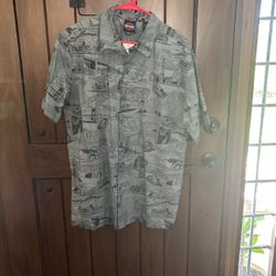 Harley Davidson Hawaiian Shirt