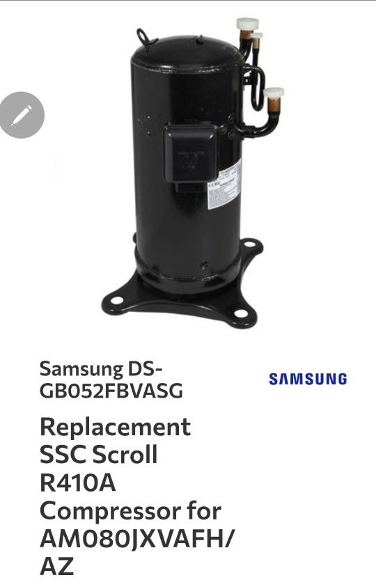 Samsung 10 Ton Compressor R410a