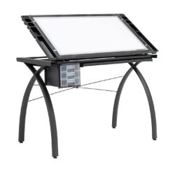 Glass Art Desk ( Brand New) 