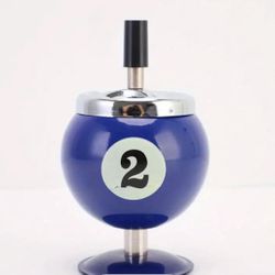 Novelty Billiard Ball Retro Ashtray