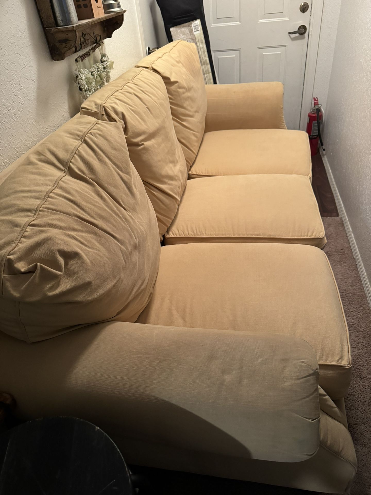 Yellow Couch, Used, Good Condition