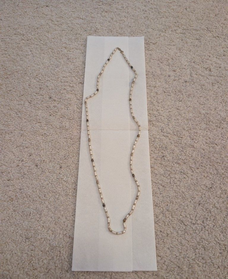 Rice Pearl & Beaded Necklace