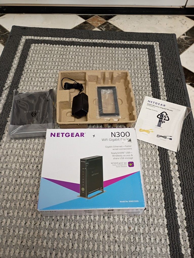 Netgear Wifi Gigabit Router N300 New In Box