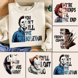 Horror Characters Sweatshirts All Sizes 
