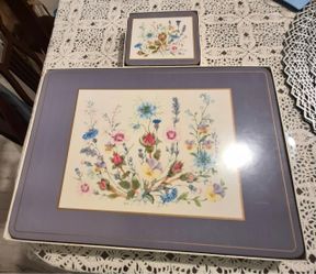Vintage Aynsley Wild Tudor 6pc Tabletop set
