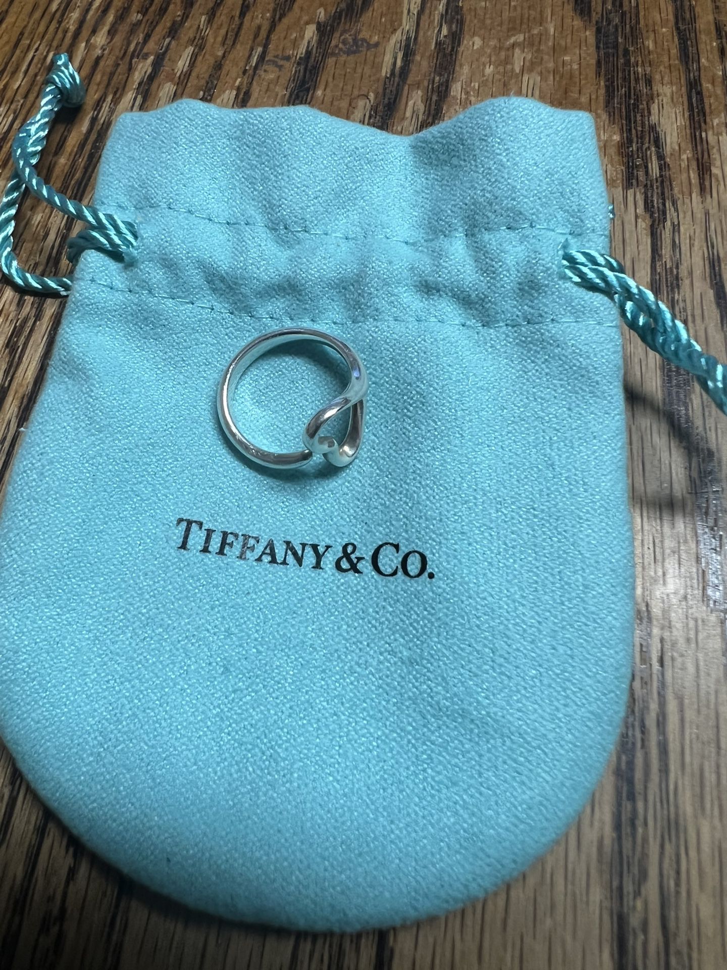 Tiffany & Co. Open Heart Ring Size 4