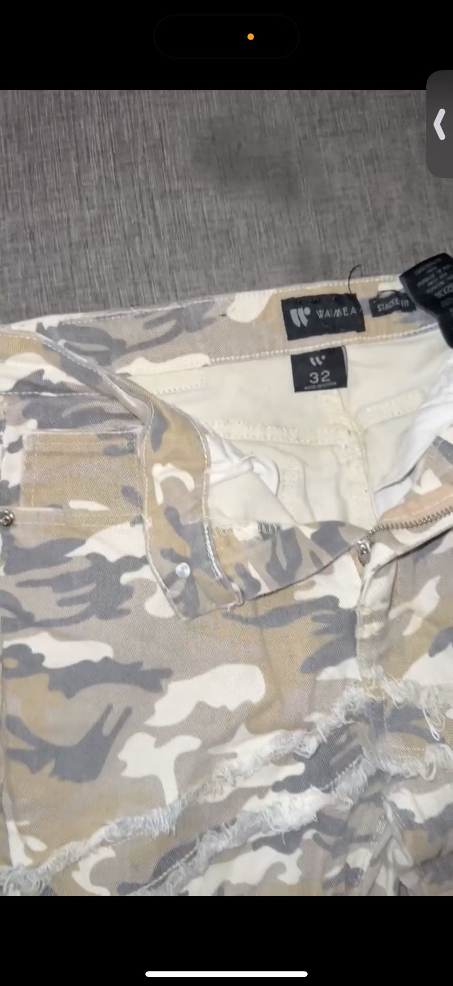 Waimea Camo Stacked Jeans
