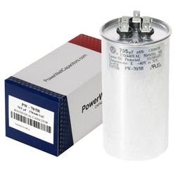Dual Run Capacitor 70 + 5 370/440 vac Central Air Conditioner Dual Run Cap AC