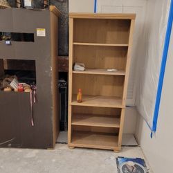 Mauve/maple Wold Design book Case