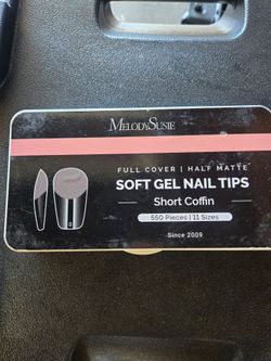Soft gel nail tip