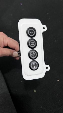 Custom 3D Printed Panels With Switches