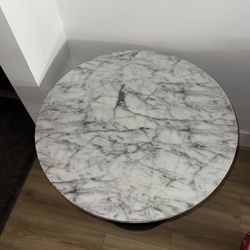 West Elm – Round Marble Bistro / Dining Table 30
