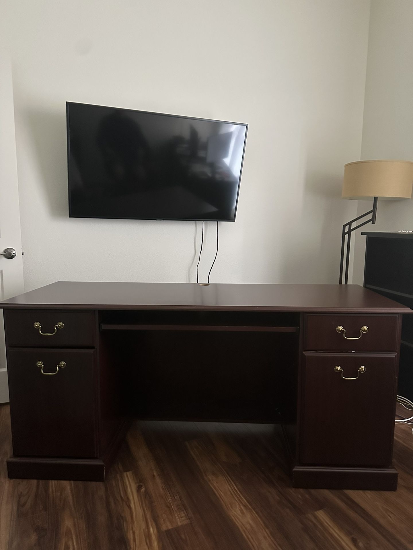 Desks And Filing Cabinet
