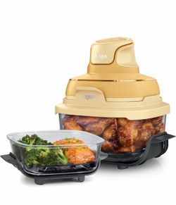 Ninja Crispi Glass Air Fryer, 4-in-1, Ginger Snap, FN101GD