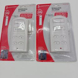Wireless Door Alarms. One For Front And Back Door 