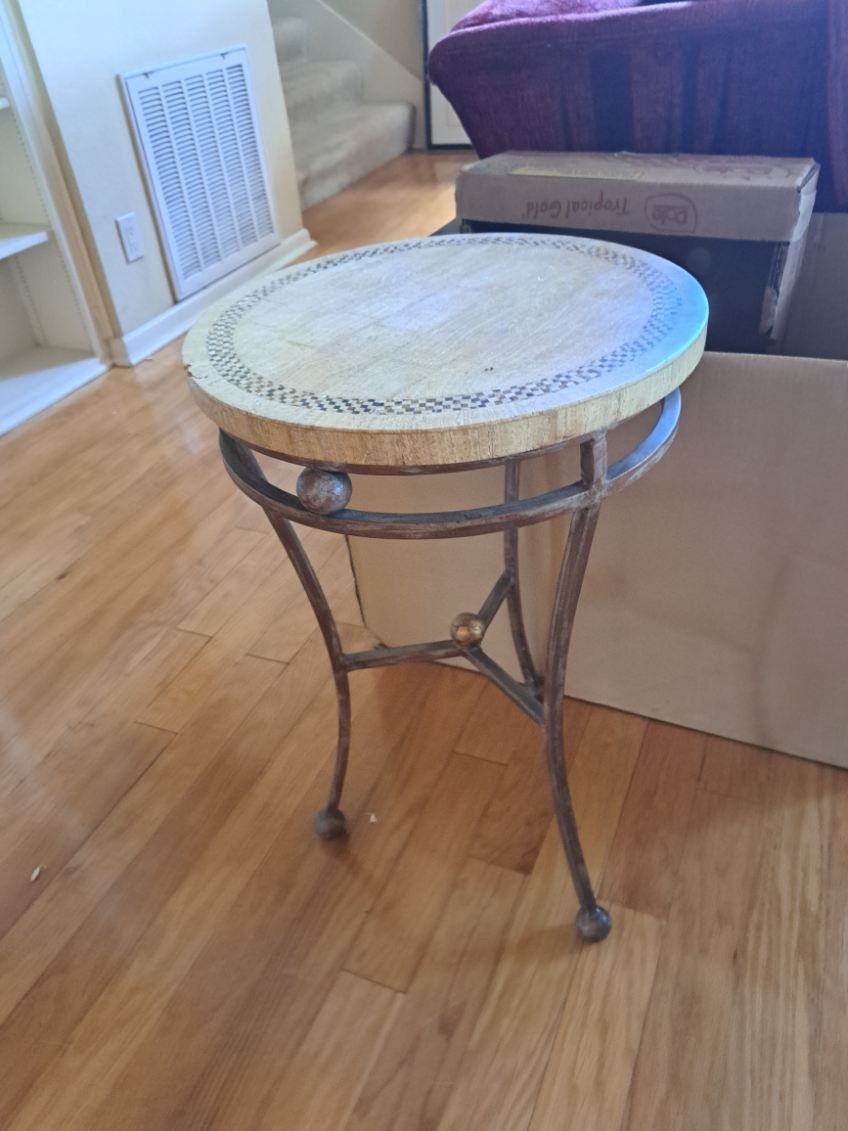 2 Side Tables - Stone