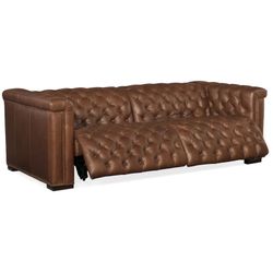 Hooker Leather Couch Recliner 