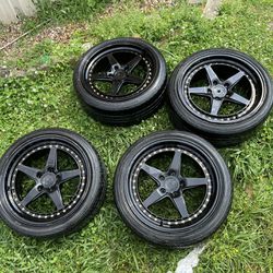 Set of Aodhan DS05 18x8.5 +35mm 