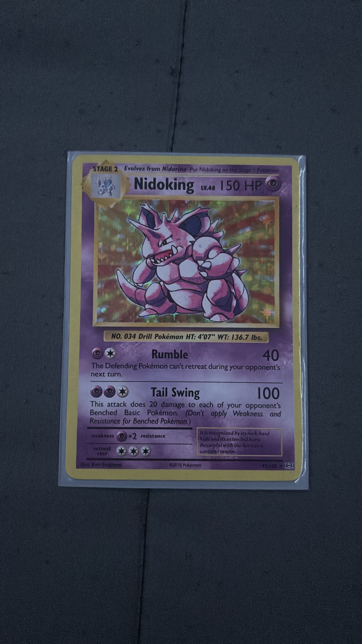 Nidoking Pokémon Card (CHECK DESCRIPTION🙏