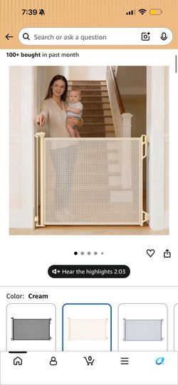 Retractable Safety Gate