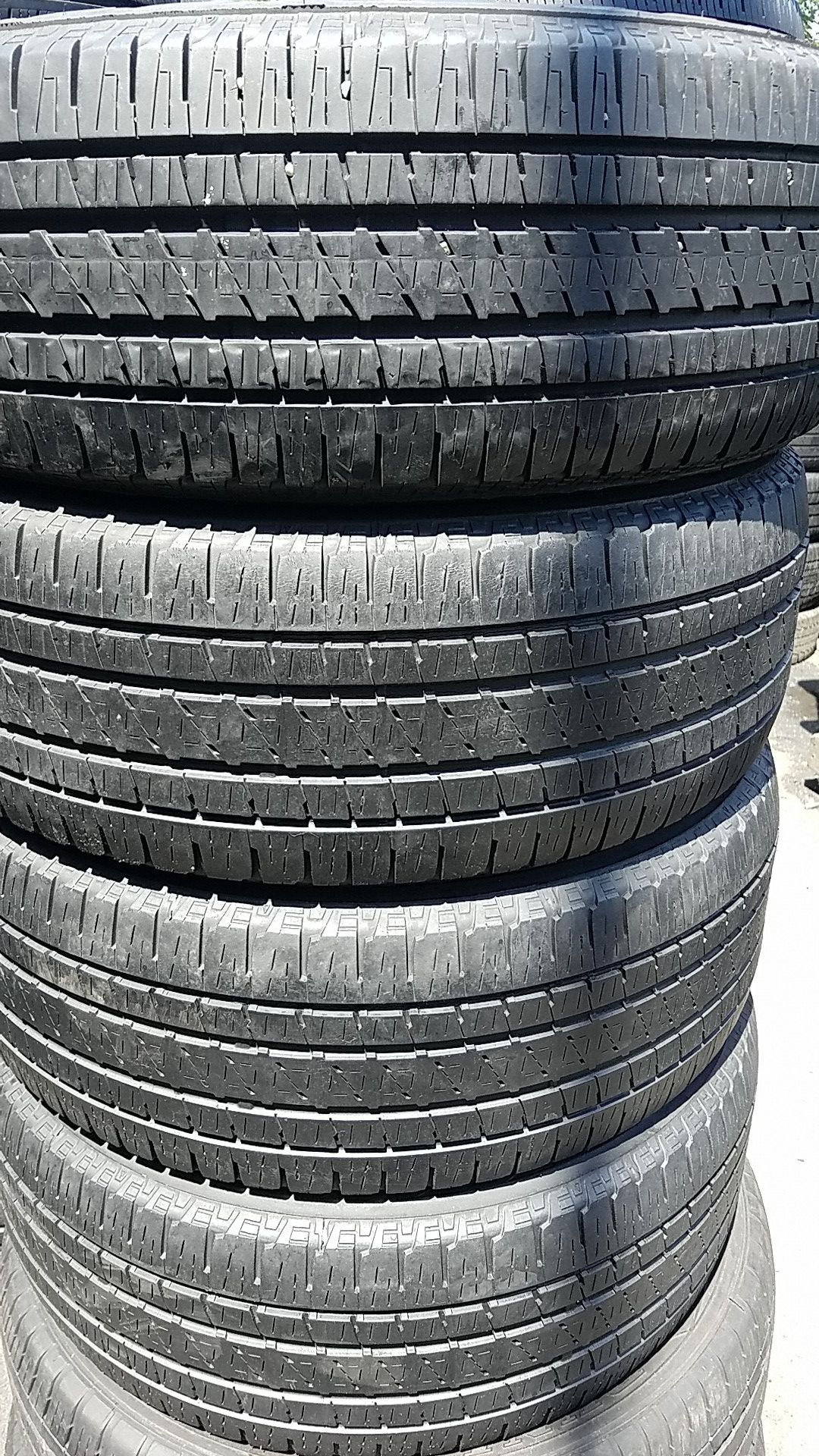 4 set of Bridgestone tires for sale 235/55/18