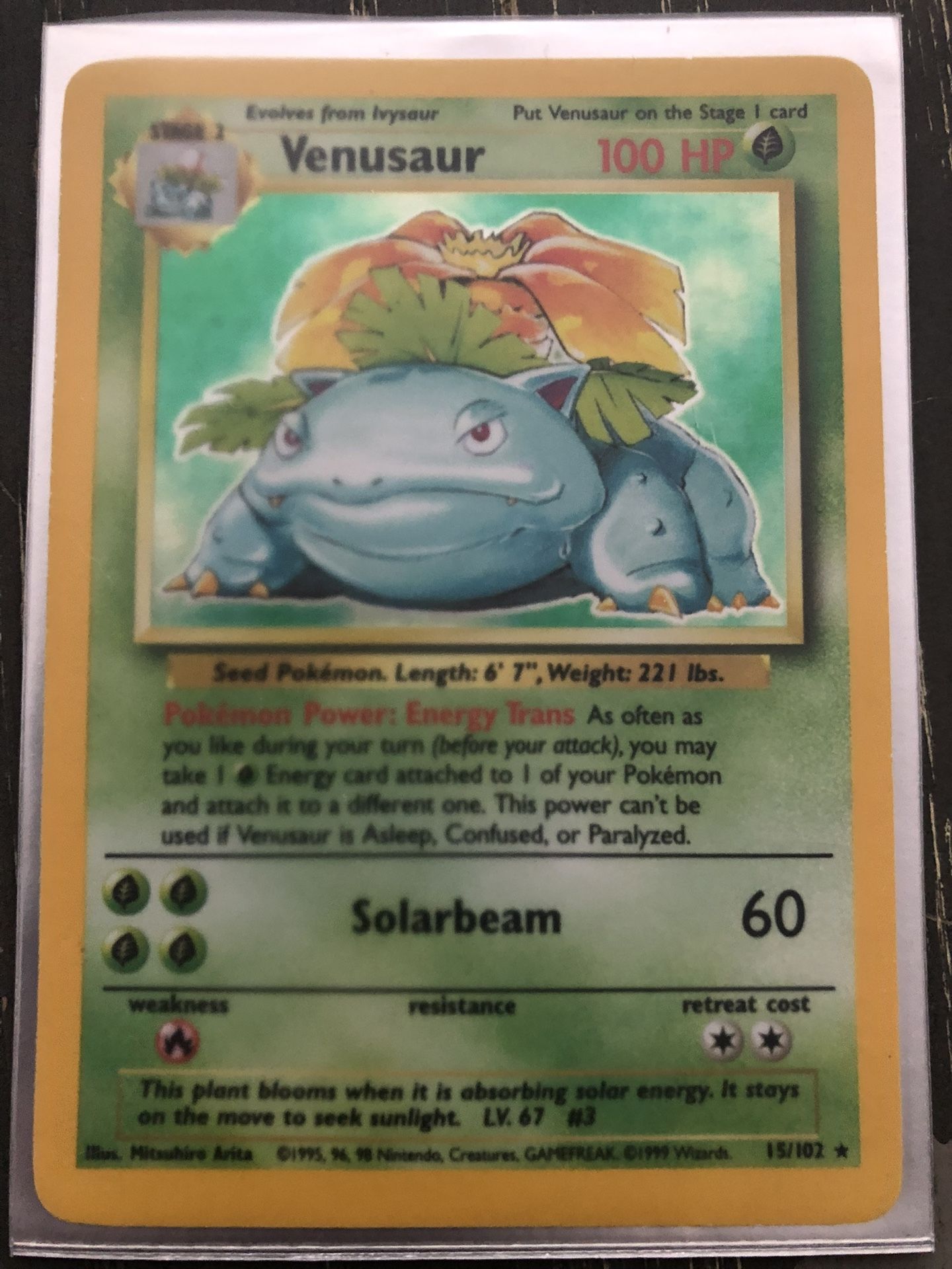 Pokémon Base Set Venusaur