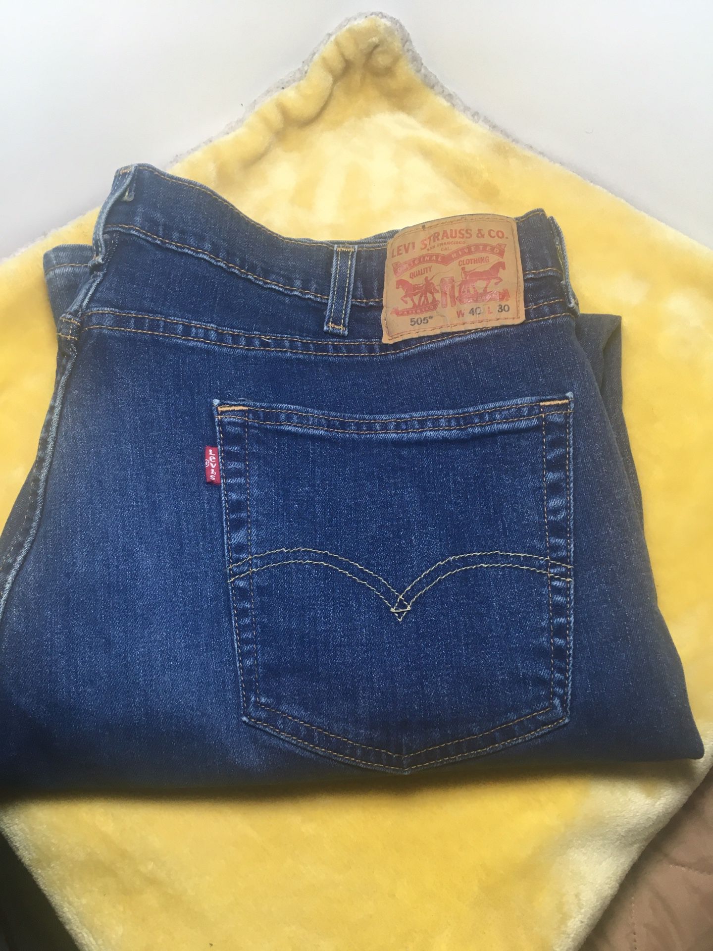 Levi’s Mens 505 Jeans 40x30