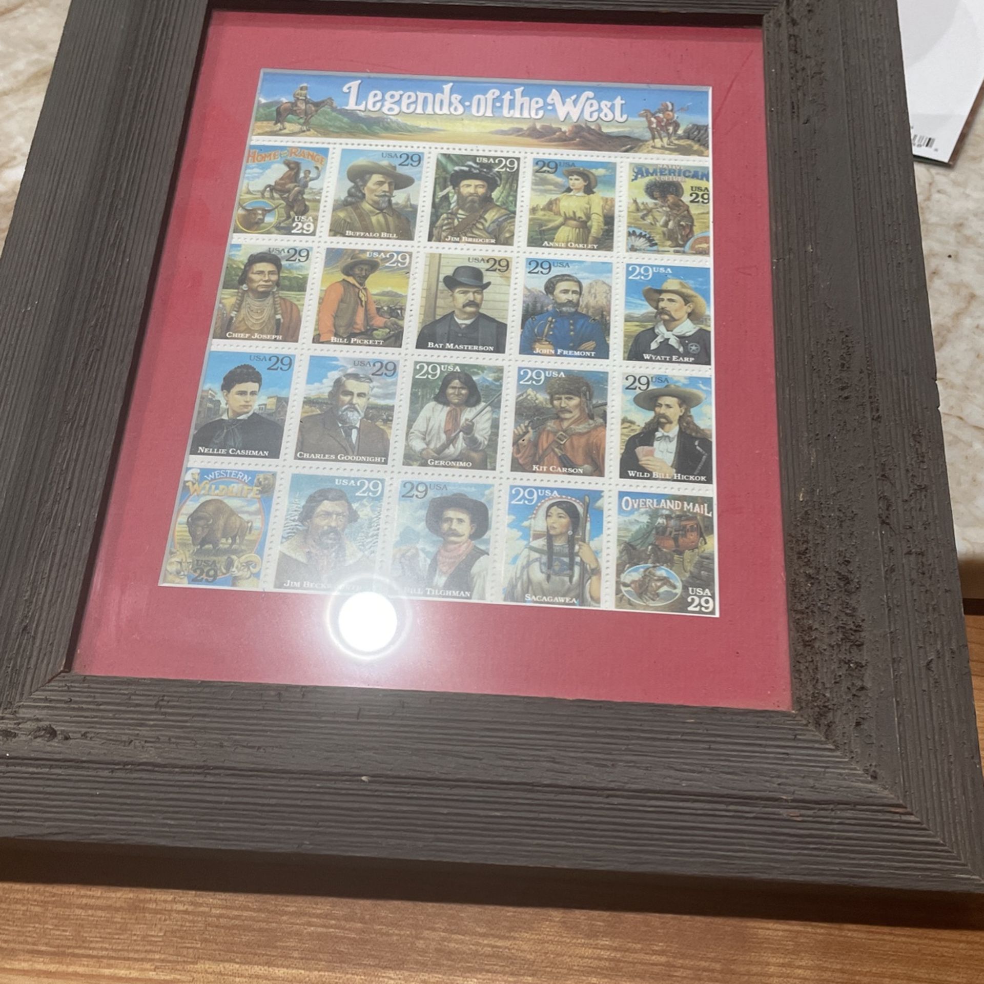 Legends Of The West Stamp Collection