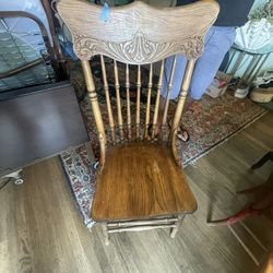 Set Of 2 Wooden Chairs