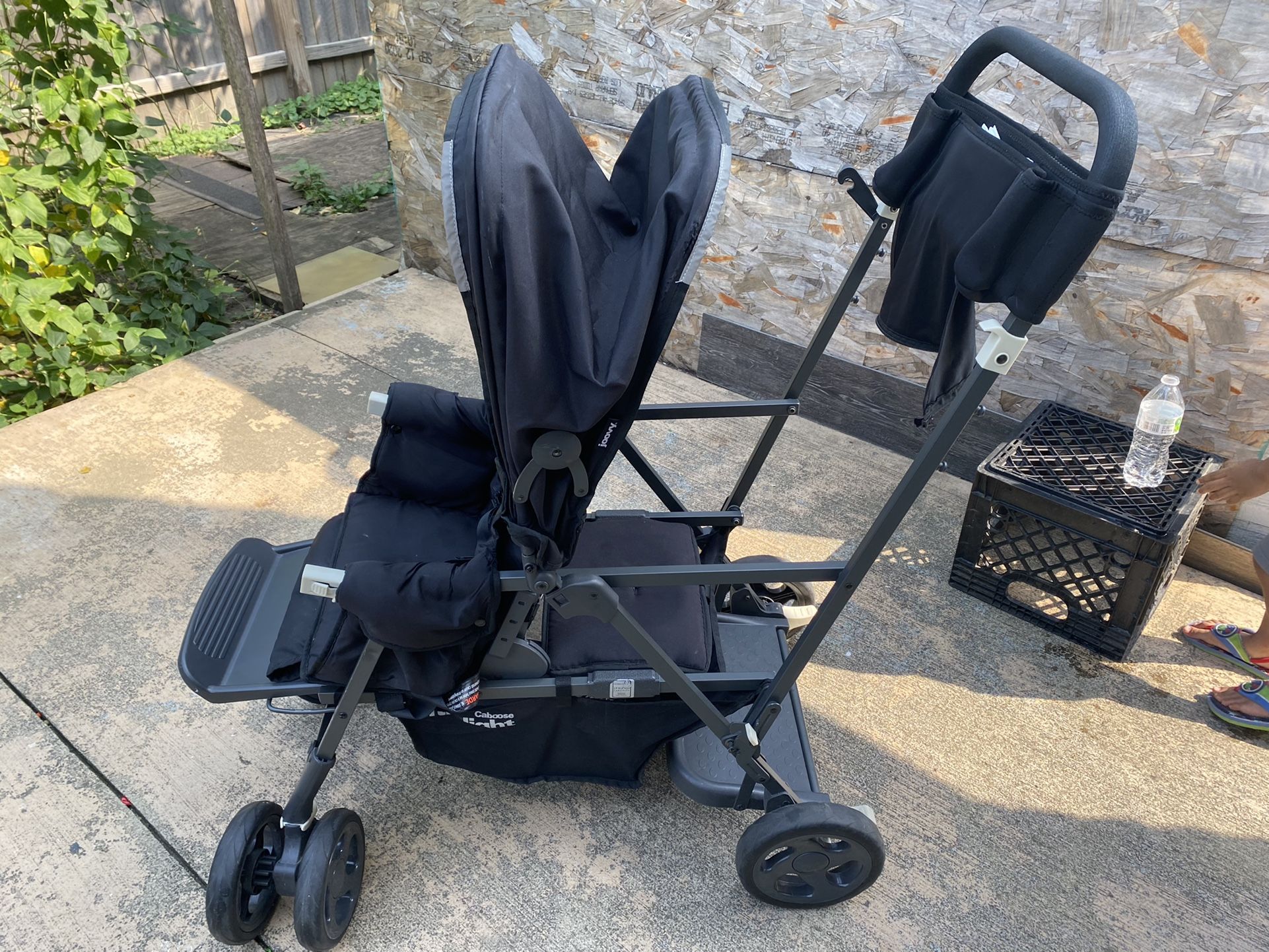 Joovy  Caboose Ultralight Sit And Stand Tandem Double Stroller 