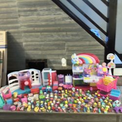 Shopkins Lot Of 80 + Random Mixed Seasons With Lots of Extras