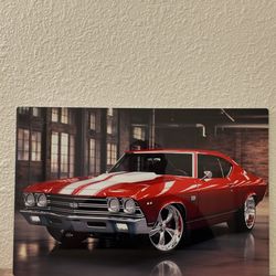 Chevy SS 12X18 inch Aluminum Portrait