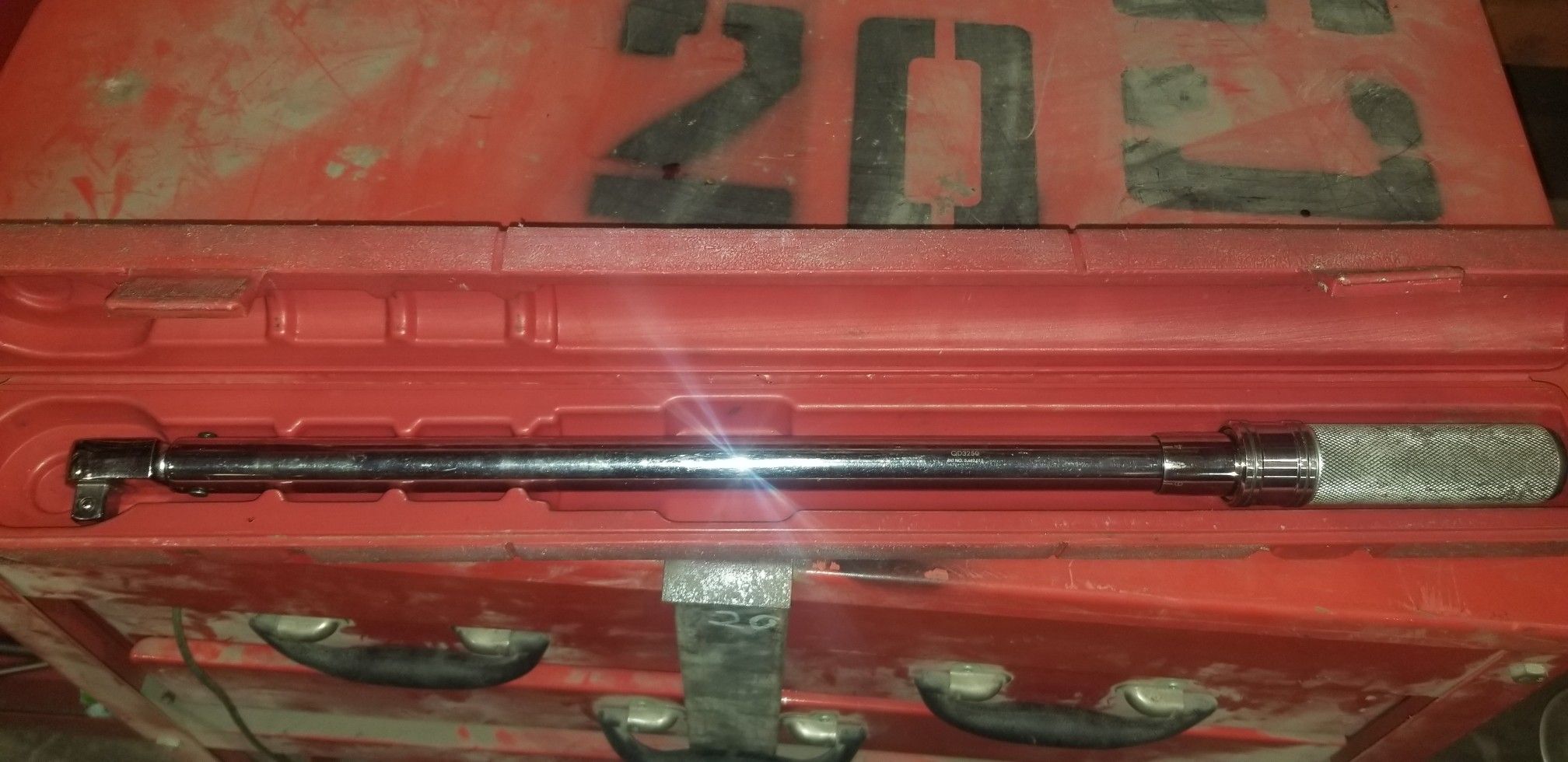 Snap on torque wrench