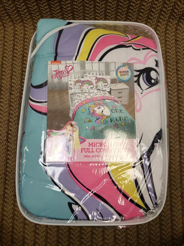 Jojo Siwa Brand New Comforter Set For Sale