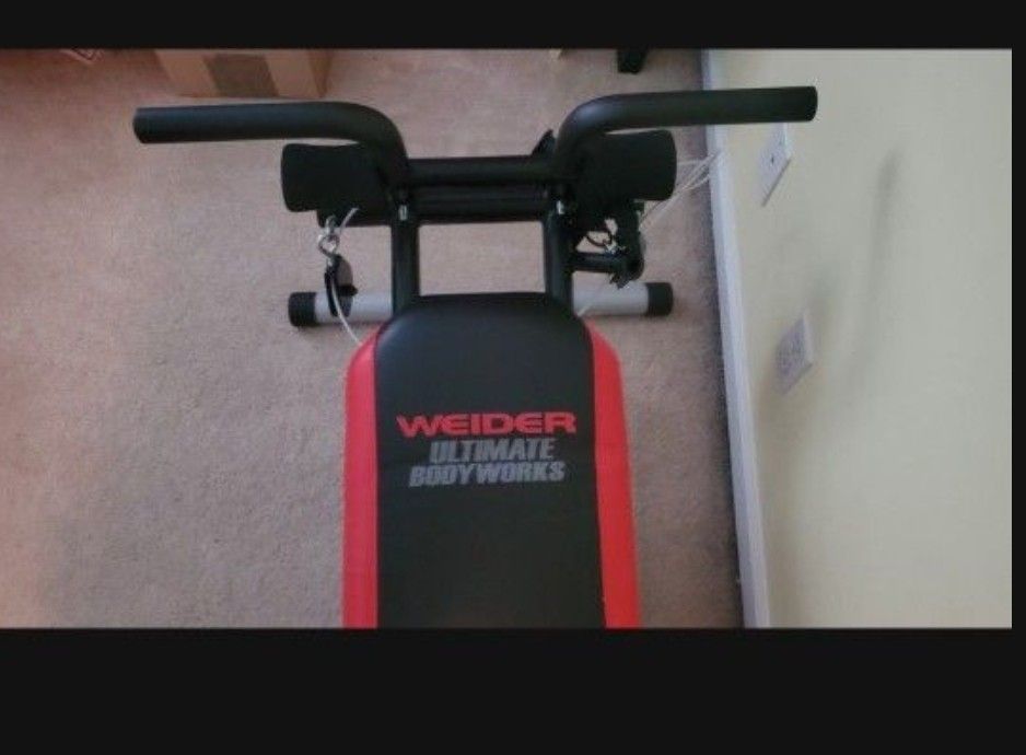 Weider Ultimate Total Body Works Indoor Home Workout Fitness Machine