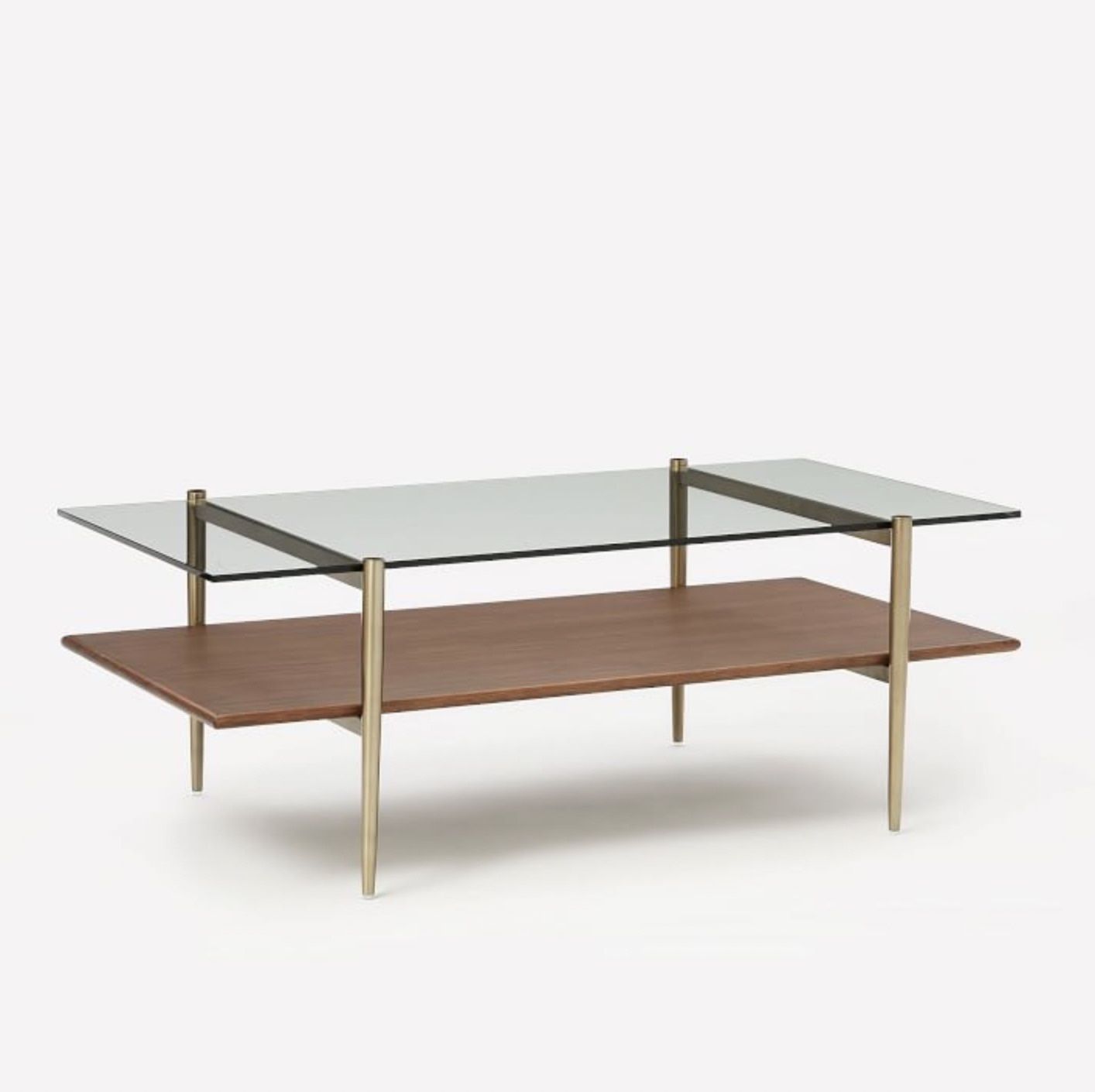 Mid-Century Art Display Coffee Table 46" - West Elm