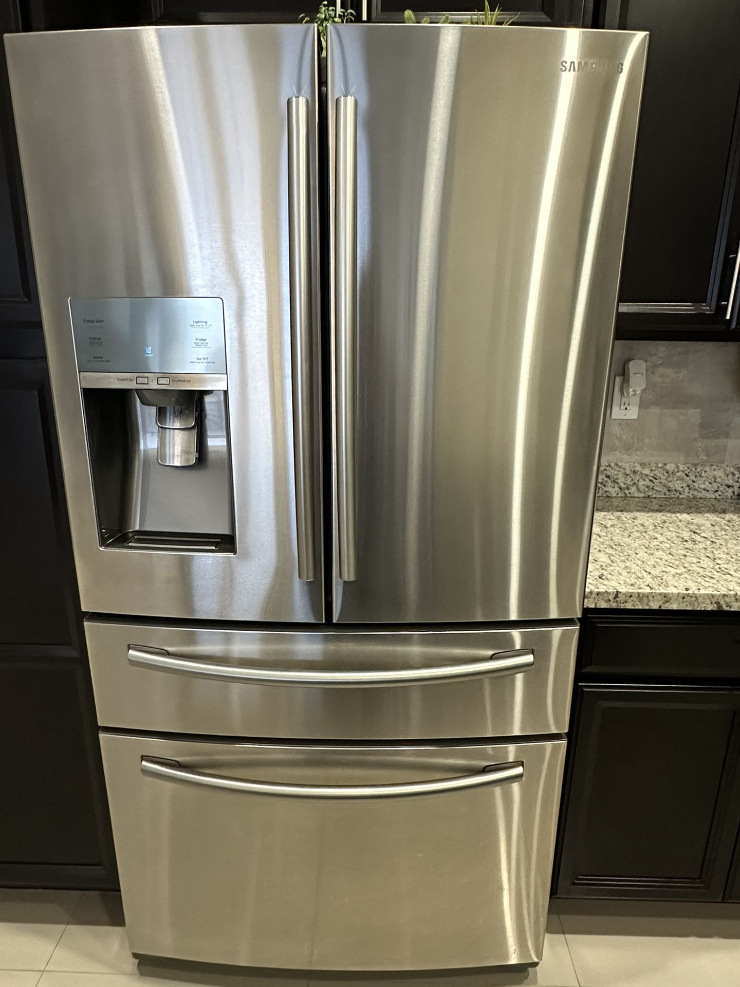 Samsun French Door Refrigerator, 22.6 Cu.ft. Stainless Steel
