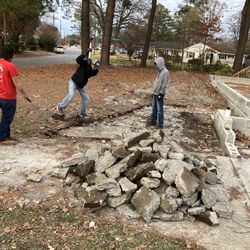 FREE- Broken up concrete, rip rap, backfill, etc