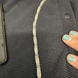 White Gold And Diamonds Bracelet 