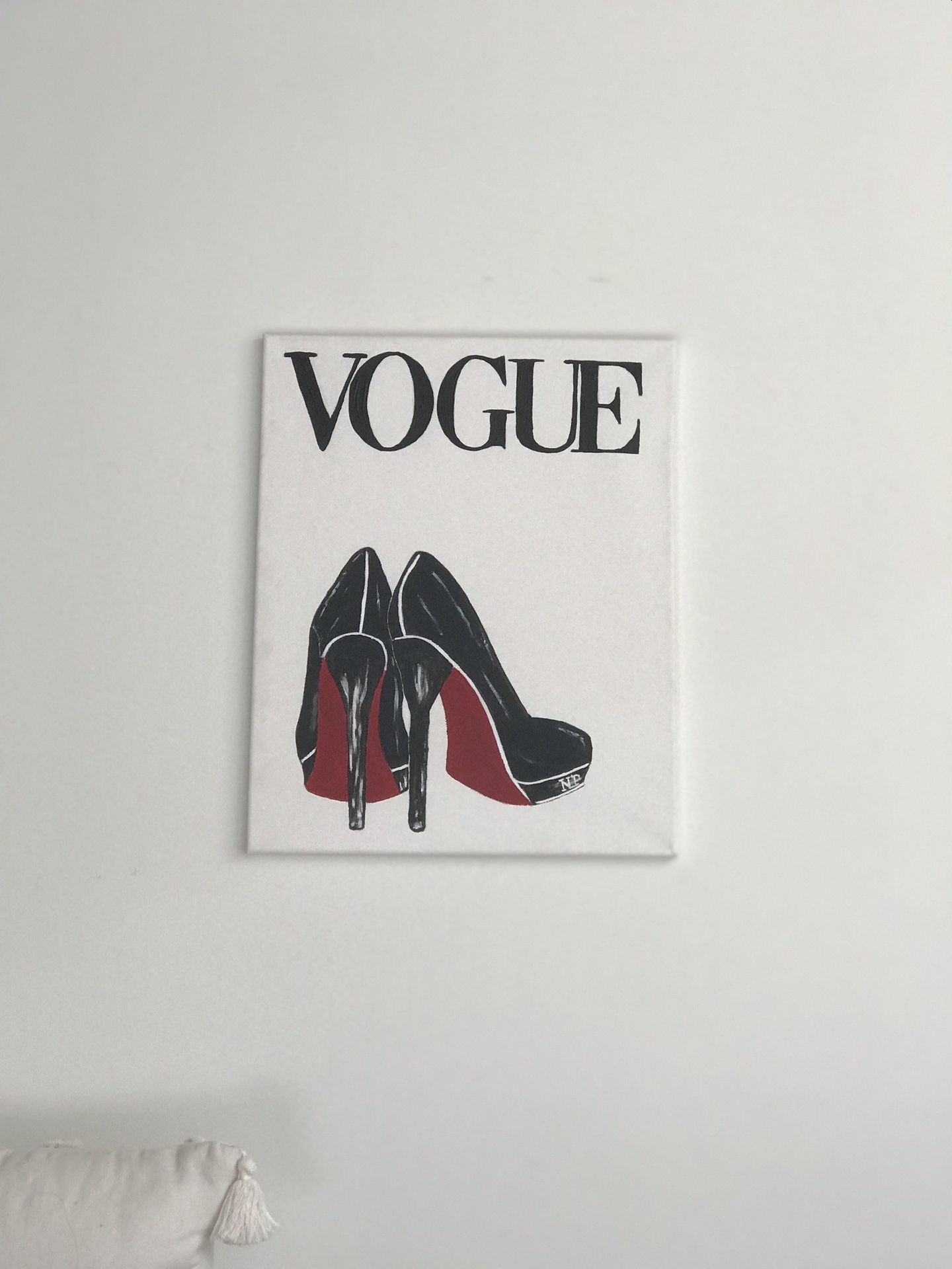 Wall art-Vogue Christian Louboutin