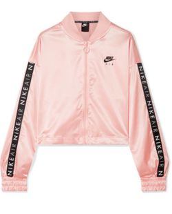 Nike satin pink jacket size M