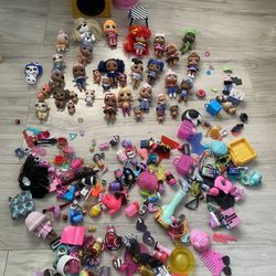 LOL Mini Dolls Lot $ 45.••located in Perris 