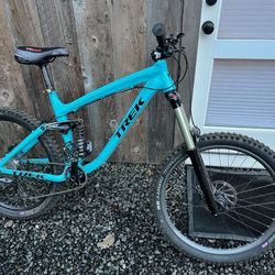 Large Trek Full Suspension Mountain Bike