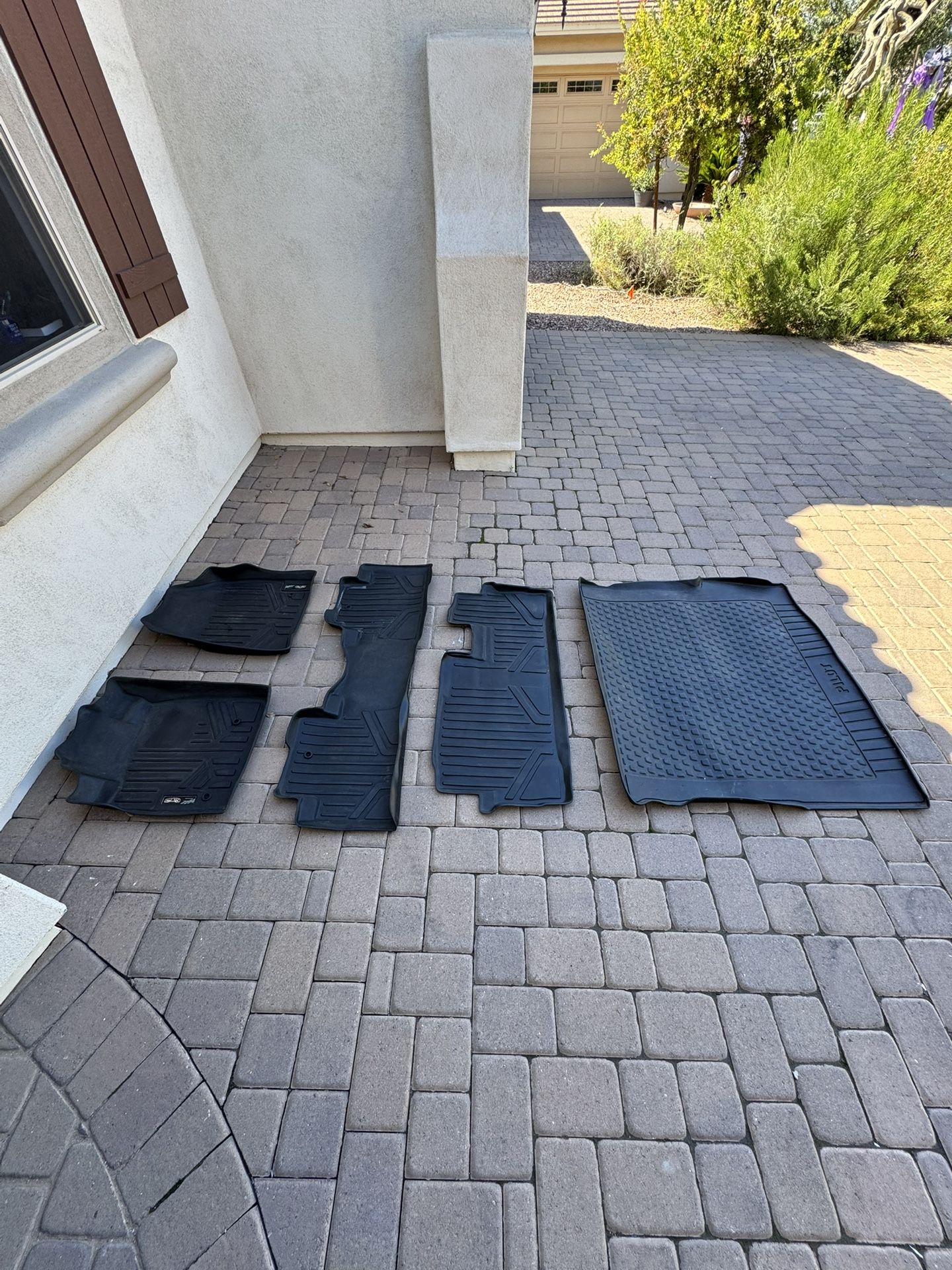 2009-2015 Honda Pilot All Weather Mats and Cargo Tray