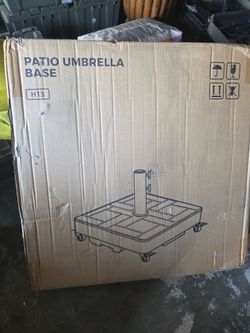 Patio. Umbrella base