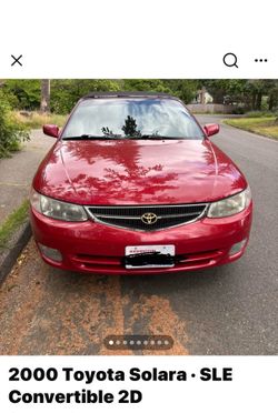 Convertible 2000 Toyota Solara Convertible