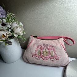 Pink Velour Juicy Purse